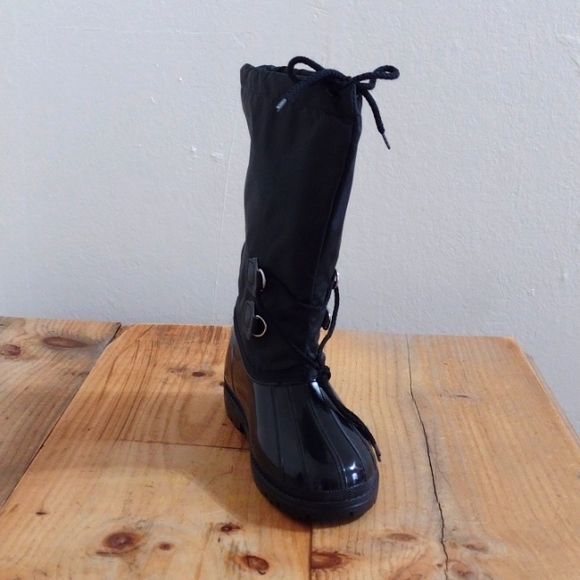 Maple Leaf Shoes Vintage Rockies Black Waterproof Rain & Snow Boots NEW Size 3 - Picture 14 of 16